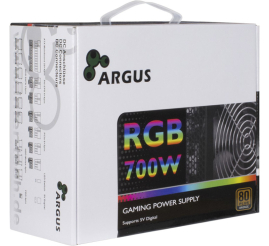 Slika izdelka: INTER-TECH Argus RGB-700W II 80Plus Bronze ATX napajalnik