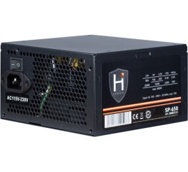 Slika izdelka: INTER-TECH HIPOWER SP-650W ATX napajalnik - bulk pakiranje