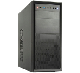 Slika izdelka: INTER-TECH IT-8862 PLAID midi-ATX črno ohišje