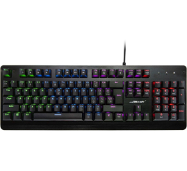 Slika izdelka: INTER-TECH Nitrox NK-2000ME žična RGB mehanična SLO tisk gaming tipkovnica