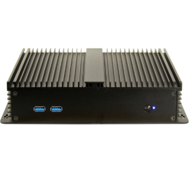 Slika izdelka: INTER-TECH Thin Mini-ITX IP-40 črno ohišje