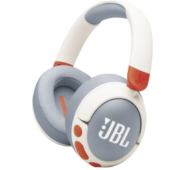 Slika izdelka: JBL JR470NC Bluetooth otroške naglavne brezžične slušalke, bele