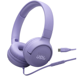 Slika izdelka: JBL Tune 520 USB-C žične slušalke, vijolične