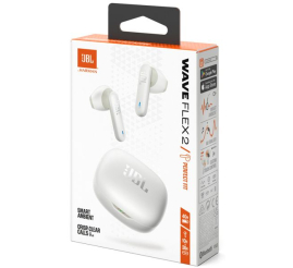 Slika izdelka: JBL Wave Flex 2 brezžične slušalke z mikrofonom, bele