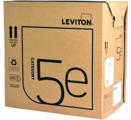 Slika izdelka: Kabel CAT.5e UTP 4x2 AWG24 HF1 Eca 305m gigaplus vijoličen Leviton