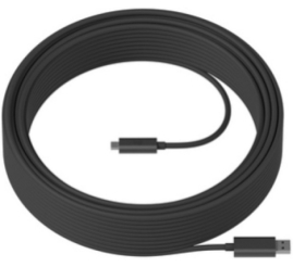 Slika izdelka: Kabel Logitech Strong USB Cable, USB 3.1, 10m, grafitna barva (939-001799)