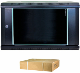 Slika izdelka: Kabinet zidni  6U 368 600x450 črn DATECH