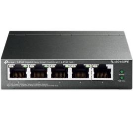 Slika izdelka: KALO 5-PORT TL-SG105PE Easy Smart Switch 100/1000 4-Port PoE+ (TL-SG105PE)