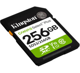 Slika izdelka: KINGSTON Canvas Select Plus SD 256GB Class10 UHS-I (SDS3/256GB) spominska kartica