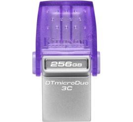 Slika izdelka: KINGSTON DataTreverer microDuo3C 256GB USB-C Type-A (DTDUO3CG3/256B) USB ključ