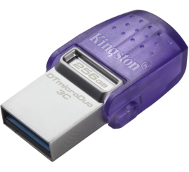 Slika izdelka: KINGSTON DataTreverer microDuo3C 256GB USB-C Type-A (DTDUO3CG3/256B) USB ključ