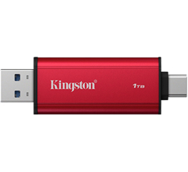 Slika izdelka: KINGSTON Duo 1TB USB-C in Type-A SPSD/1TB zunanji SSD