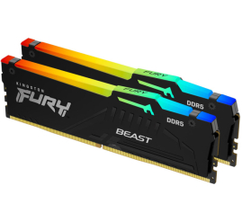 Slika izdelka: KINGSTON Fury Beast RGB 32GB (2x16GB) 6000MT/s DDR5 CL30 KF560C30BBEAK2-32 ram pomnilnik