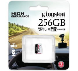Slika izdelka: KINGSTON High Endurance microSD 256GB Class 10 UHS-I U3 SDCE/256GB spominska kartica