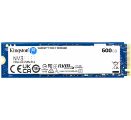 Slika izdelka: KINGSTON NV3 500GB M.2 PCIe 4.0 NVMe (SNV3S/500G) SSD