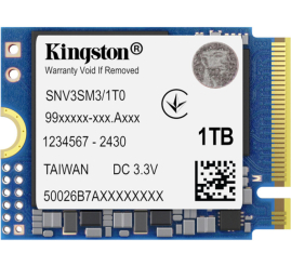 Slika izdelka: KINGSTON NV3 1TB M.2 PCIe 4.0 2230 (SNV3SM3/1T0) SSD