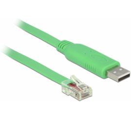 Slika izdelka: Konzolni kabel Delock USB-A na RJ45 FTDI 1,80m (62960)