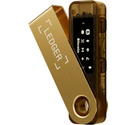 Slika izdelka: Ledger Nano S Plus, denarnica za Bitcoin in druge kriptovalute, Zlata