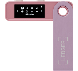 Slika izdelka: Ledger Nano S Plus, denarnica za Bitcoin in druge kriptovalute, Pastel Pink