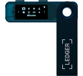 Slika izdelka: Ledger Nano S Plus, denarnica za Bitcoin in druge kriptovalute, Sapphire Blue