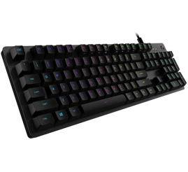 Slika izdelka: LOGITECH G512 Carbon RGB USB GX Red (Linear) mehanska gaming slo črna tipkovnica