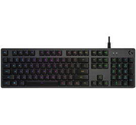 Slika izdelka: LOGITECH G512 Carbon RGB USB GX Red (Linear) mehanska gaming slo črna tipkovnica