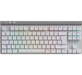 Slika izdelka: LOGITECH G515 LIGHTSPEED TKL brezžična RGB Tactile mehanska gaming slotisk bela tipkovnica