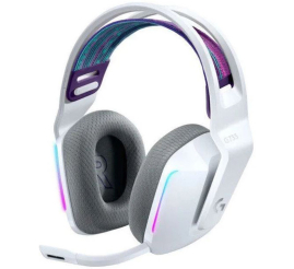 Slika izdelka: LOGITECH G733 LIGHTSPEED Wireless RGB Gaming z mikrofonom bele slušalke