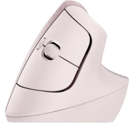 Slika izdelka: LOGITECH Lift vertical ergonomična brezžična optična mini roza miška