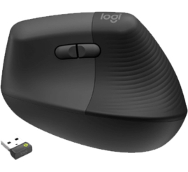 Slika izdelka: LOGITECH Lift vertical ergonomična brezžična optična črna miška