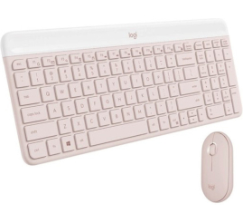 Slika izdelka: LOGITECH MK470 Slim Combo brezžična roza tipkovnica + miška