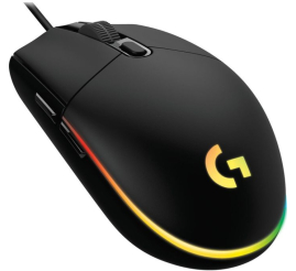 Slika izdelka: Logitech MIŠ Gaming USB G203 LightSync črna