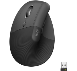 Slika izdelka: Logitech miška Lift LEFT Vertical Ergonomic, grafitna