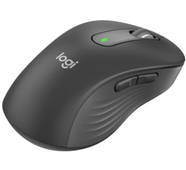 Slika izdelka: Logitech miška Signature M650, velikost L, Bluetooth, grafitna za levičarje