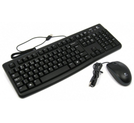 Slika izdelka: LOGITECH MK120 USB črna slovenska tipkovnica + miška
