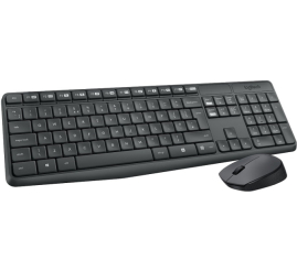 Slika izdelka: LOGITECH MK235 brezžična črna tipkovnica + miška