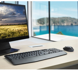 Slika izdelka: 
LOGITECH MK345 brezžična črna slo tisk tipkovnica + miška