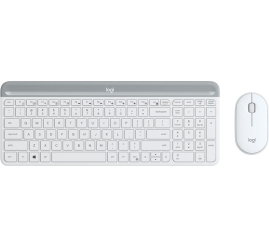 Slika izdelka: LOGITECH MK470 Slim Combo brezžična bela tipkovnica + miška 