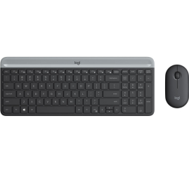 Slika izdelka: LOGITECH MK470 Slim Combo brezžična grafitna tipkovnica + miška 