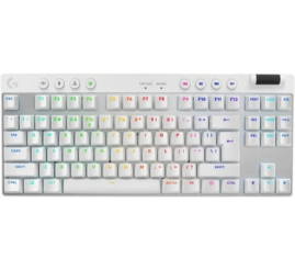 Slika izdelka: LOGITECH PRO X TKL LIGHTSPEED brezžična RGB Tactile mehanska gaming slotisk bela tipkovnica