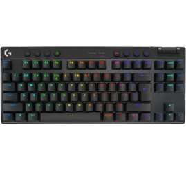 Slika izdelka: LOGITECH PRO X TKL LIGHTSPEED brezžična RGB Tactile mehanska gaming slotisk črna tipkovnica