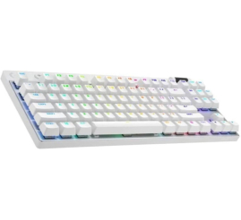 Slika izdelka: LOGITECH PRO X TKL LIGHTSPEED brezžična RGB Tactile mehanska gaming slotisk bela tipkovnica