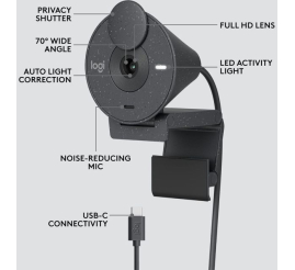 Slika izdelka: Logitech spletna kamera Brio 305 Full HD