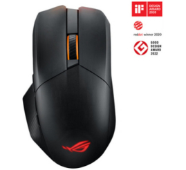 Slika izdelka: Miš Asus brezžična + Bluetooth Chakram X Origin optična gaming 11 gumbov 36000DPI RGB črna (90MP02N1-BMUA00)