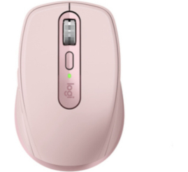 Slika izdelka: Miš Bluetooth za notesnike Logitech MX Anywhere 3S Unifying Darkfield 4000DPI polnilna roza (910-006931)