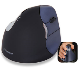 Slika izdelka: Miš brezžična desktop Evoluent Vertical Mouse VM4RW 2800DPI 6gumbov (VM4RW) DEMO