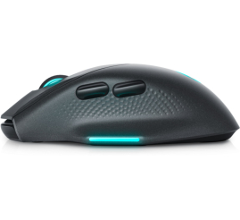 Slika izdelka: Miš Dell brezžična, USB Alienware  AW620M (Dark Side of the Moon) optična gaming 7 gumbov 26000DPI RGB črna (545-BBFB)