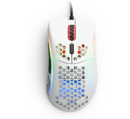 Slika izdelka: Miš Glorious PC Gaming Race Model D- minus RGB matt bela (GLO-MS-DM-MW)