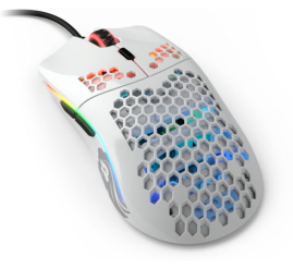 Slika izdelka: Miš Glorious USB GO-GWHITE M optična gaming 12000DPI RGB bela (GO-GWHITE)
