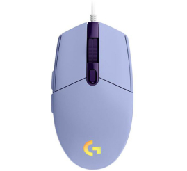 Slika izdelka: Miš Logitech USB G102 optična LightSync 8000DPI vijolična (910-005854)